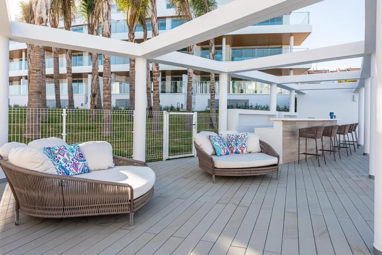 马拉加High End Large Ground Floor With Luxury Private Pool And Sea Views公寓 公寓